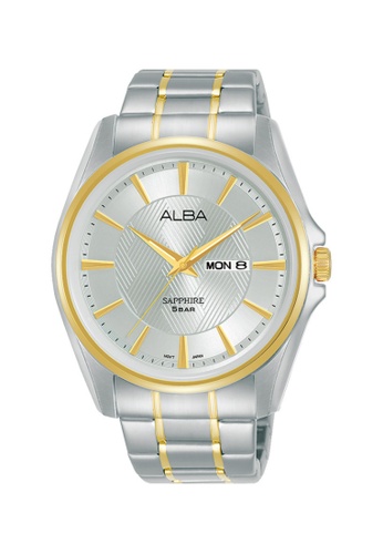 ALBA PHILIPPINES silver Silver White Dial Stainless Steel Strap AJ6098 Men's Quartz Watch EDCD8AC0749ABFGS_1