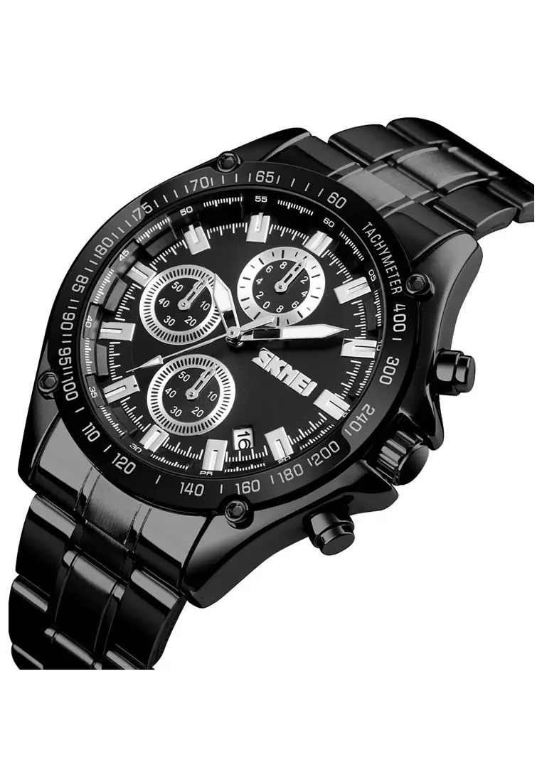 Jam Tangan Casual Analog Pria Waterproof Strap Tali Material Stainless Steel TW32 ORIGINAL