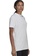 ADIDAS white Loose Tee with Trefoil Fringe Embroidery B04A1AAA0BB39AGS_4
