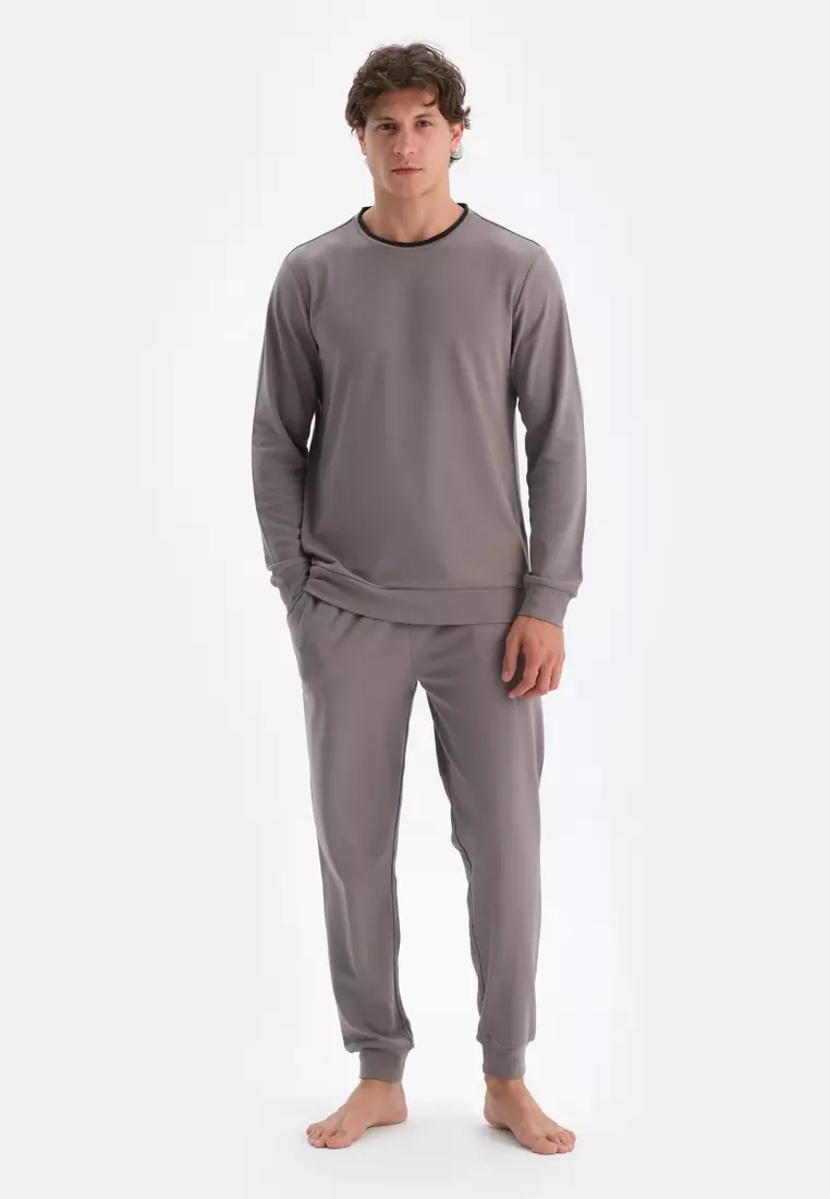 Buy DAGİ Smoke Celliant T-Shirt Trousers Set, Crew Neck, Regular