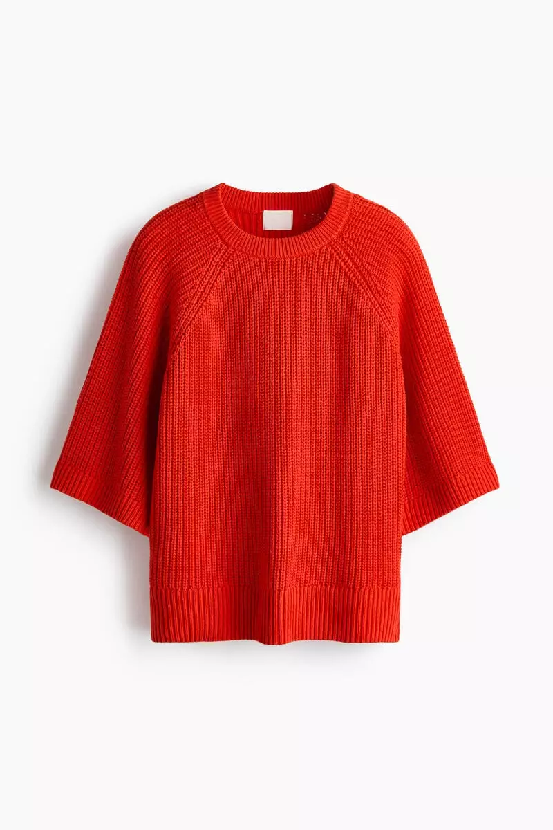 Rib-knit top