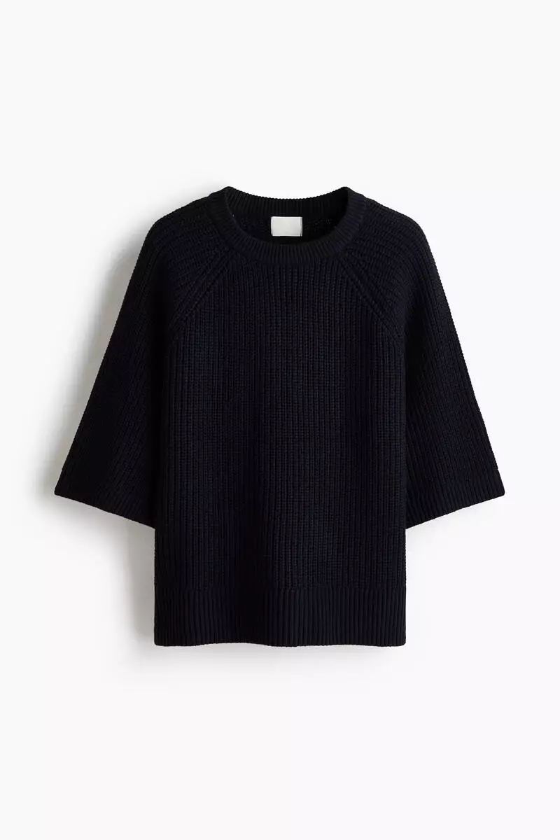 Rib-knit top