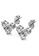 Her Jewellery silver Troika Earrings (White Gold) - Made with premium grade crystals from Austria DC515AC4BCFDAEGS_3