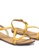 Compania Fantastica yellow Strappy Sandals BD7BCSHF7CB8BFGS_3