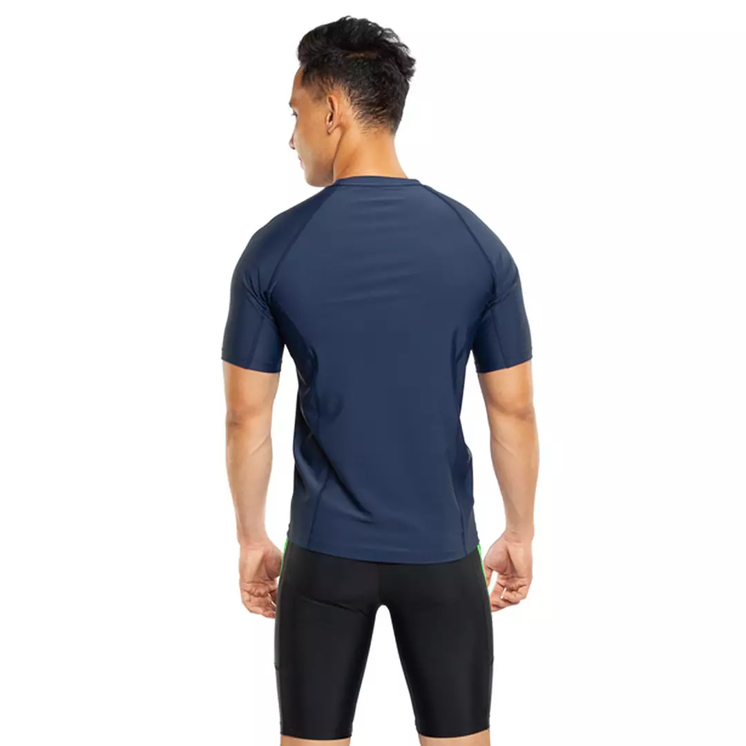 Baju Renang Pria Lengan Pendek  Mens Rash Vest Short Sleeve  Opelon