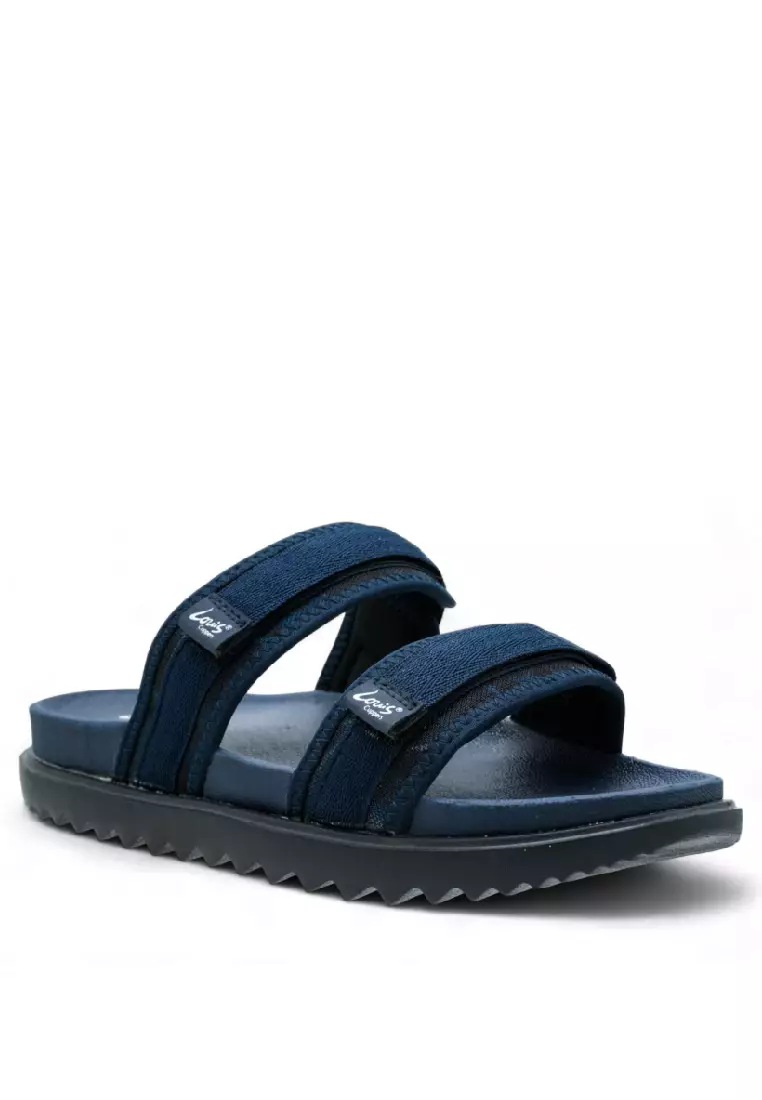 Men Slip On Faux Leather Classic Casual Sandals - 240441248