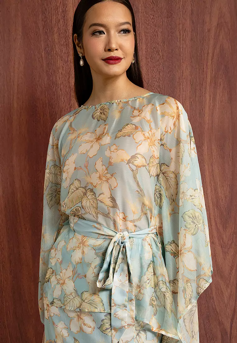 ALYSHA CAFTAN KURUNG SET
