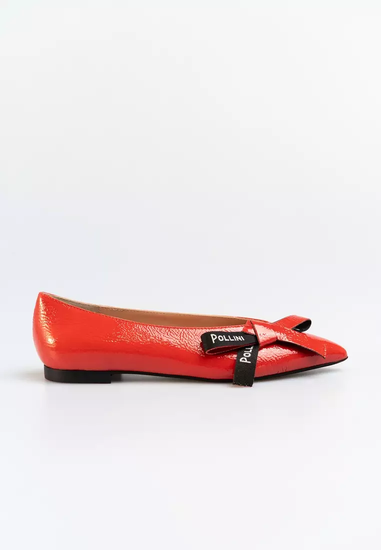 Discount on Pollini  shoes - SKU: Pollini Women's Red Ballet Flats