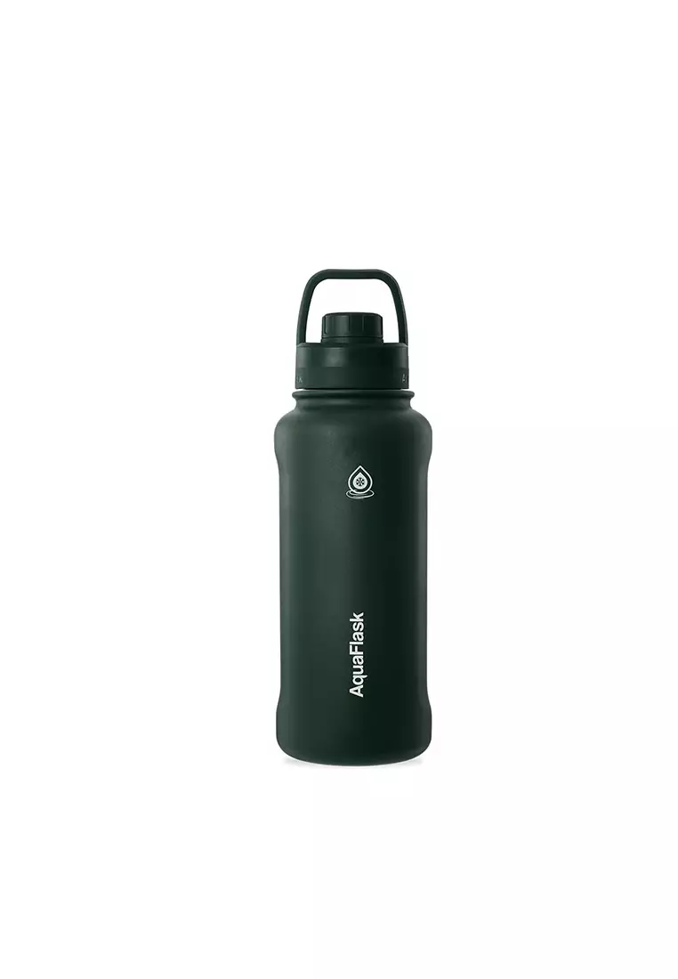 32oz Moss Green New Sports Lid Bottle Wide Mouth Vacuum Insulated Stainless Steel Drinking Water Bottle