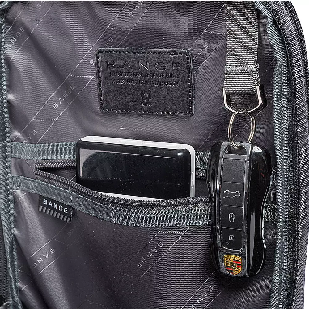 Bange BG7082 Tas Selempang Sling Bag Pria TSA Lock - BLACK