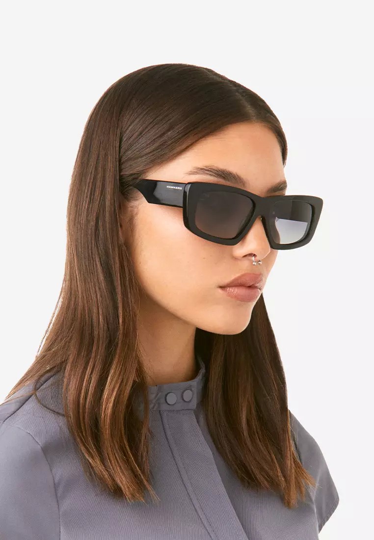 HAWKERS Black Smoky Zenith Sunglasses For Men And Women, Unisex. Official Product Designed In Spain