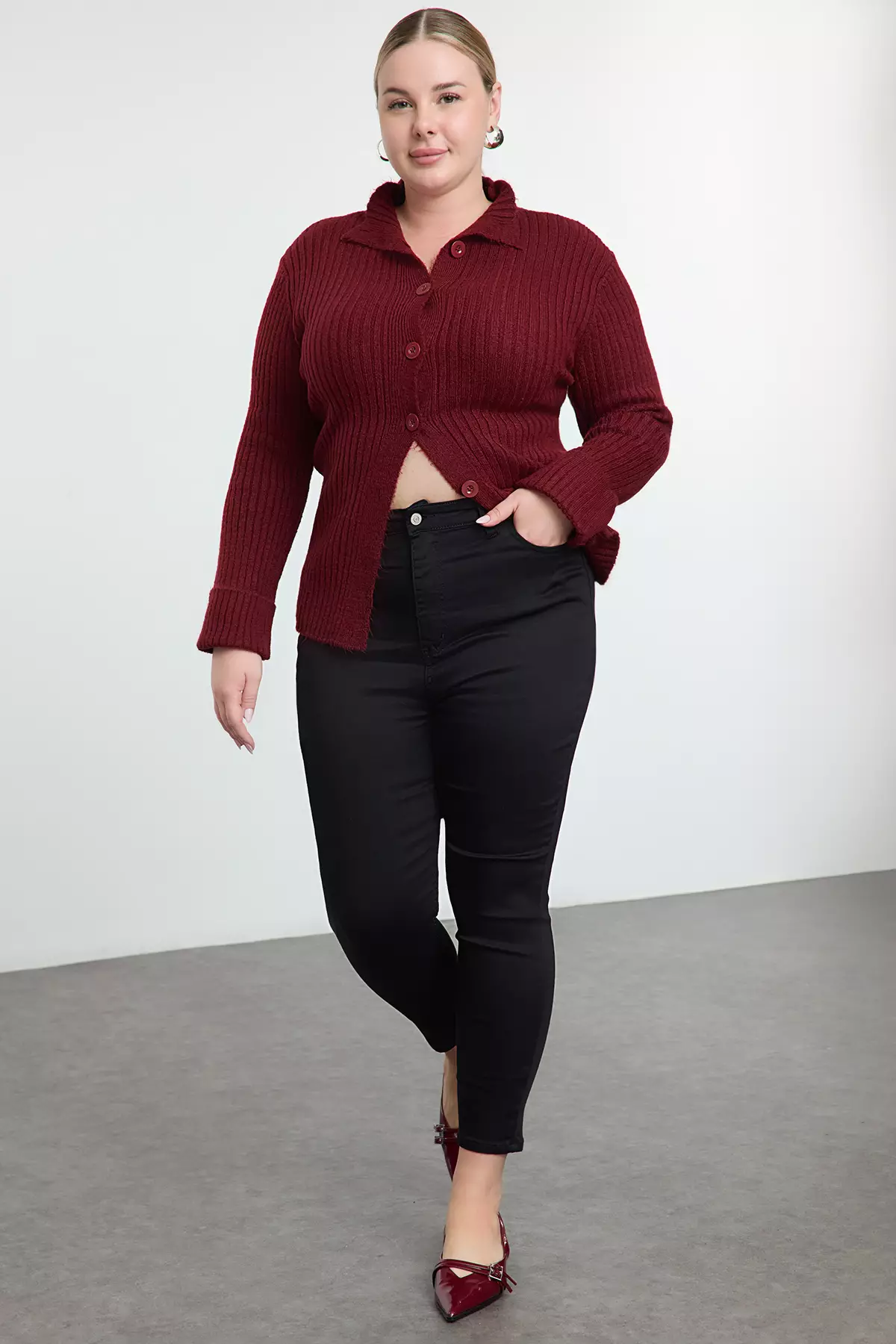 High Waist Flexible Skinny Jeans