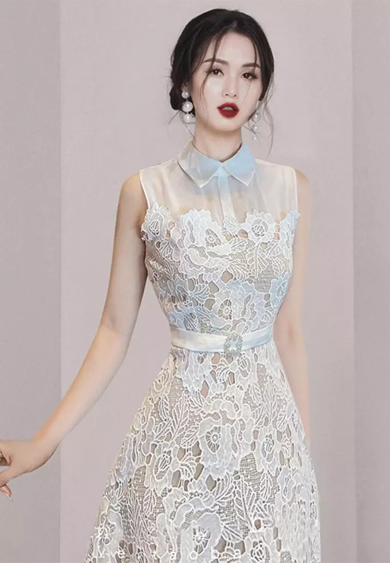 2025 Summer New Lace Private Outfit Noble Dress CA061343