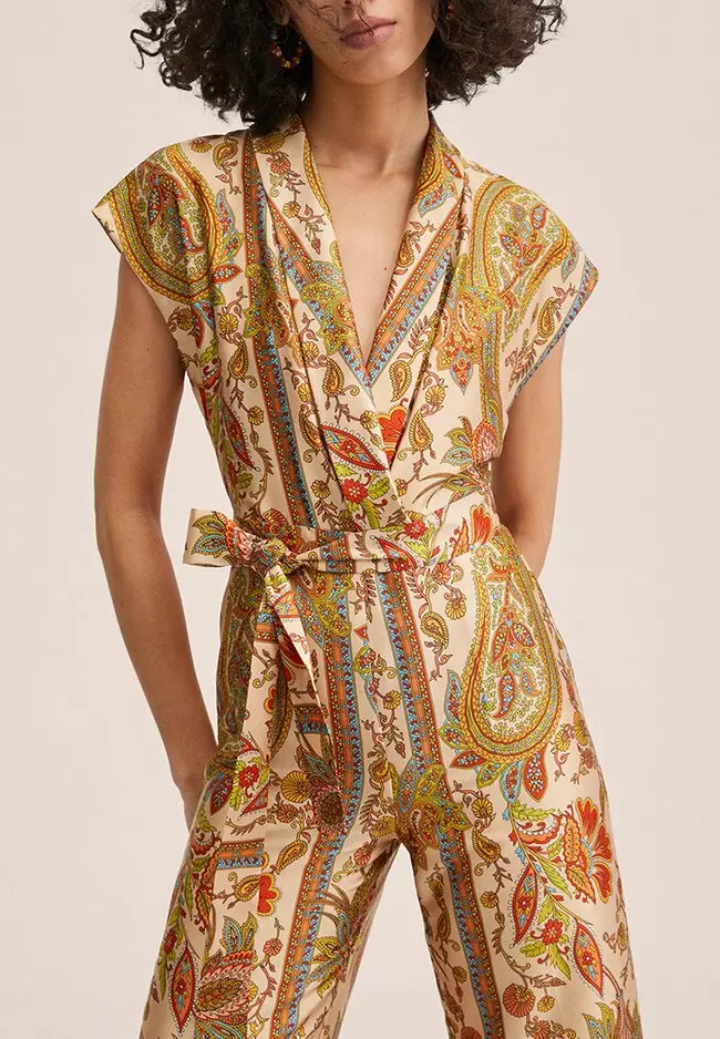 Paisley Print Jumpsuit