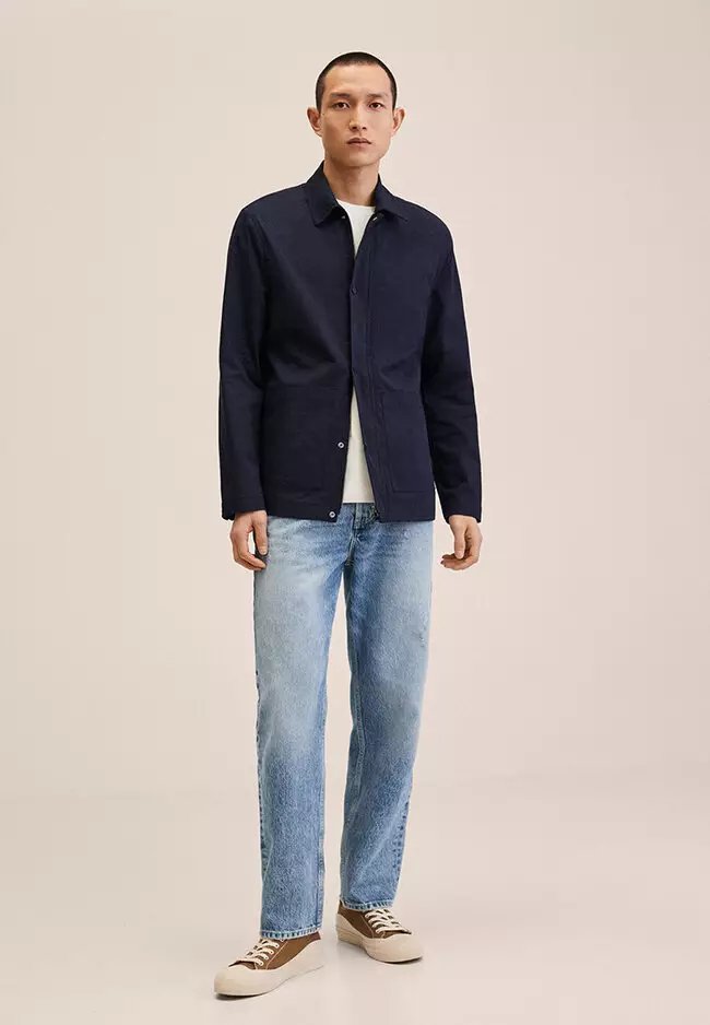 Pocketed Cotton Jacket