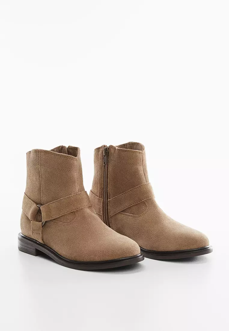 Kids leather on sale ankle boots