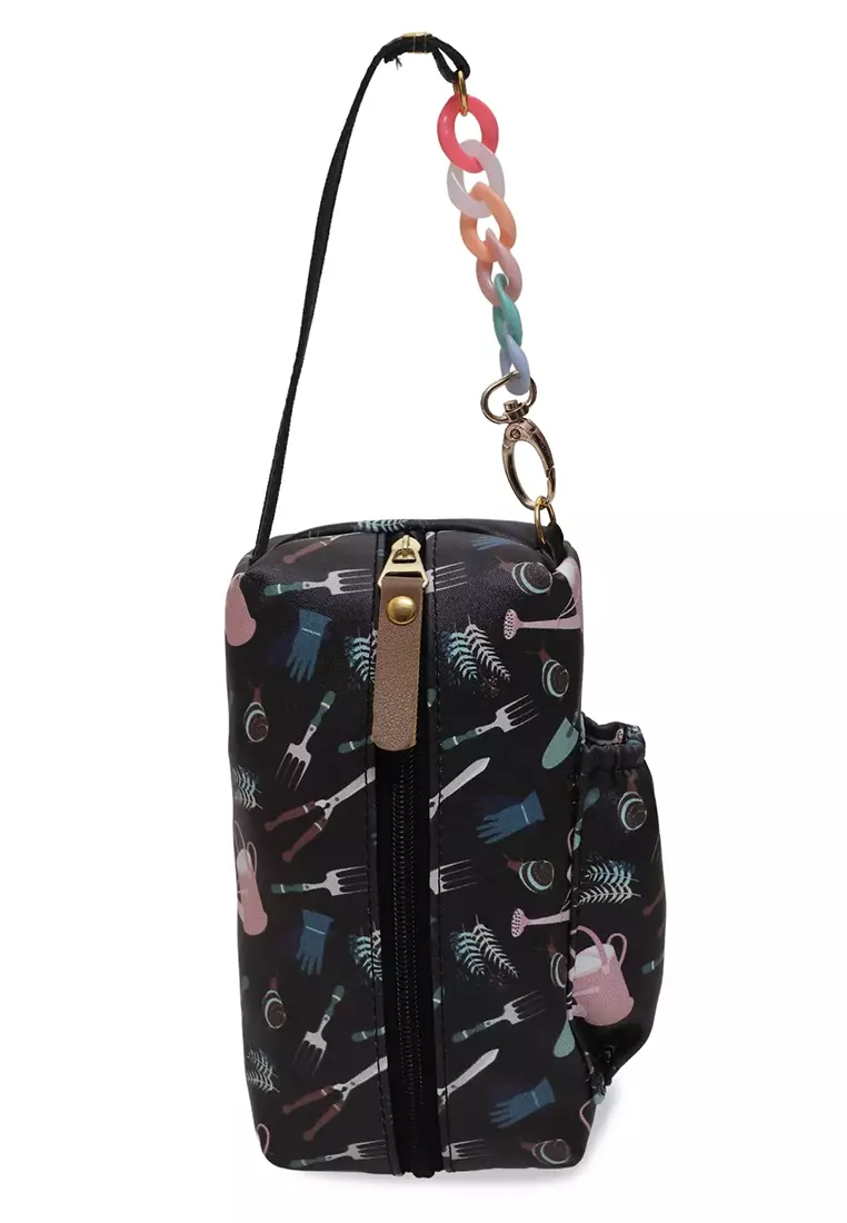 Firda Kantong Tisu 3 IN 1 Desain Simple Multi Color Dan Gambar Unik - Hitam Rantai Mix