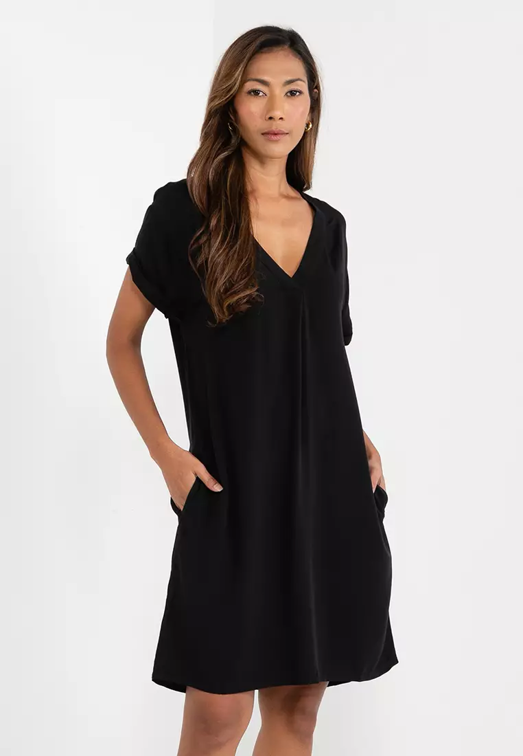 Buy GAP V-Neck Dress 2024 Online | ZALORA Singapore