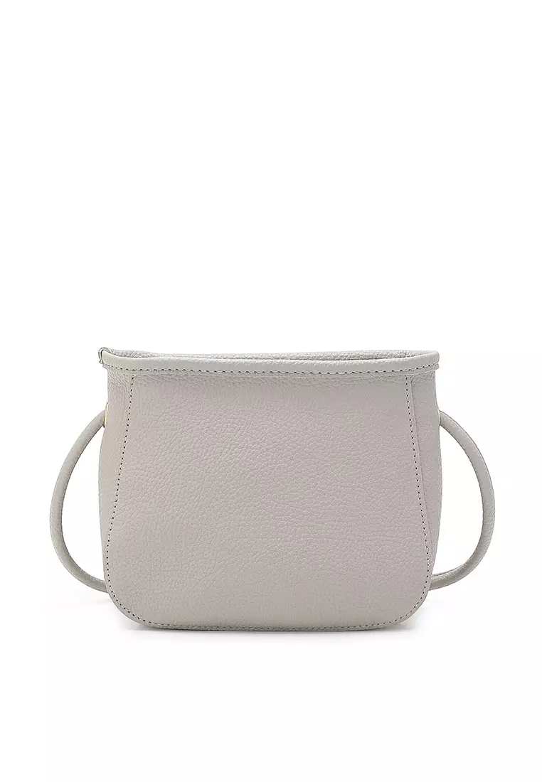 2-In-1 Sling Bag & Zipper Pouch - Grey