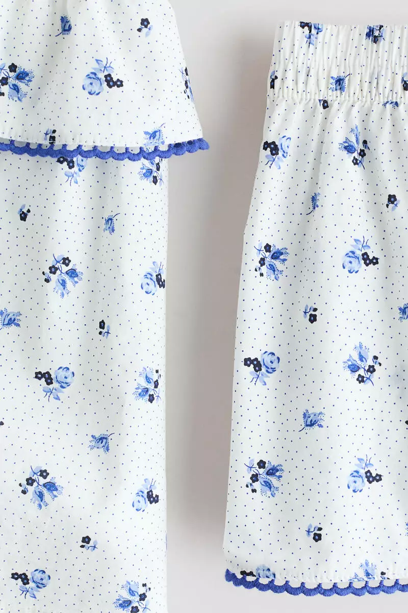 2-piece printed cotton set