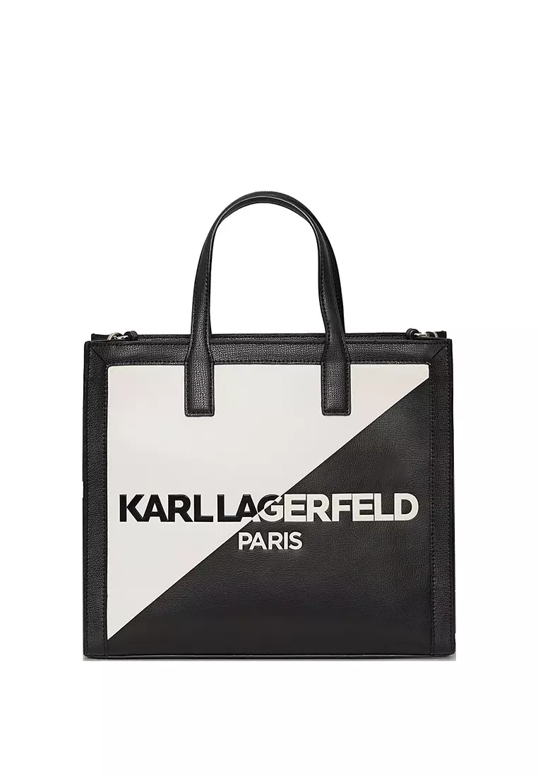 Jual KARL LAGERFELD Karl Lagerfeld Noveau Tote - Black White Original ...