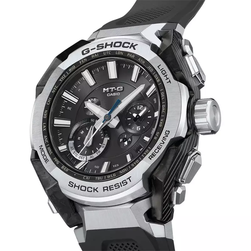 Jam Tangan Pria Casio G-Shock MT-G MTG-B4000-1ADR Triple G Resist Black Dial Black Resin Band