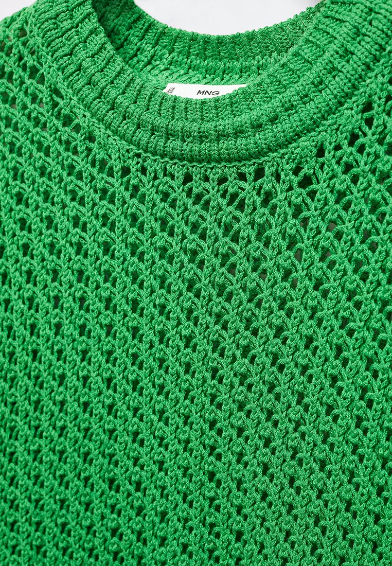 Buy Mango Short Crochet Jumper 2023 Online ZALORA Philippines