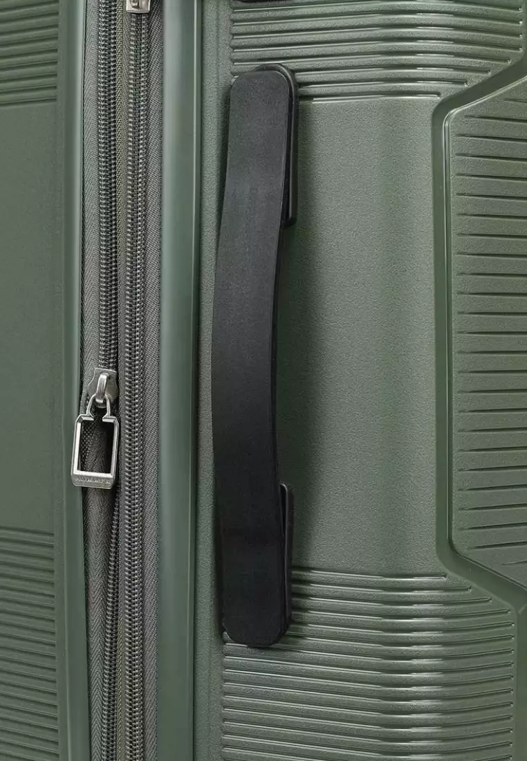 Hummer Overland 28＂ Polypropylene [PP] Hard Case Expandable TSA Lock Secure Zip Luggage - 13851428