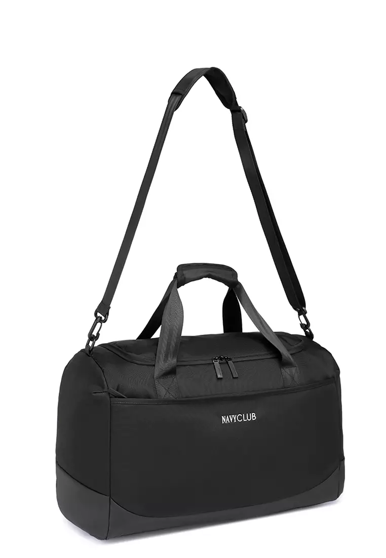 Navy Club Travel Bag HGJ - Duffle Bag Tas Pria Wanita - Tas Pakaian Multi Fungsi (Tas Jinjing dan Tas Selempang)