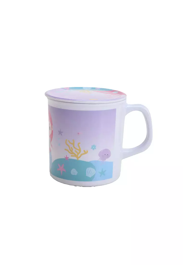 L.Blend Children Mug with Coaster 340ML Cleo The Mermaid