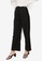 Zalia black Wide Legs Lace Panel Pants 46AE7AAD0F9CBFGS_1