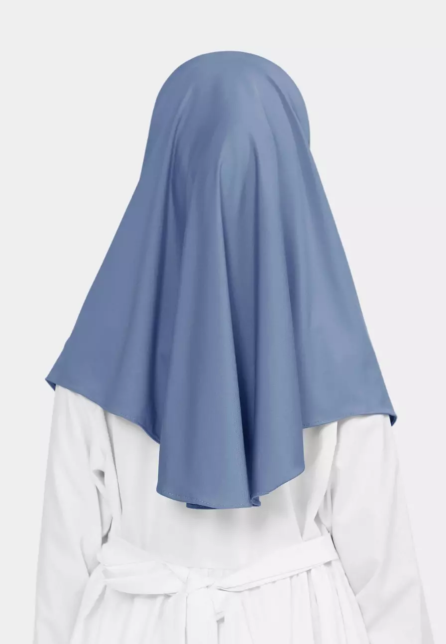 Cotton Bee - Atiyah Bergo Anak | Hijab Instan Anak - Blue Ocean - M
