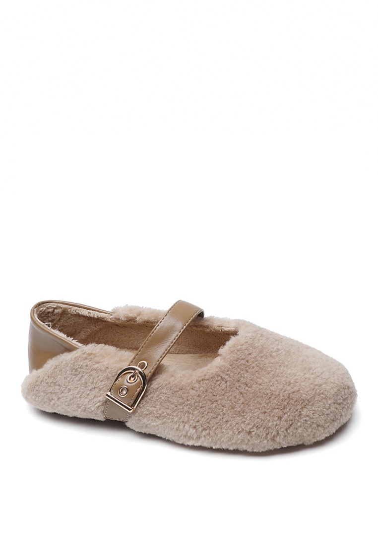 Plush Flat Shoes WW138-1