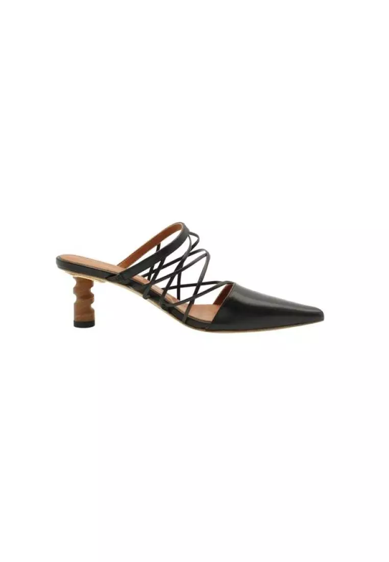 Designer mules heels store