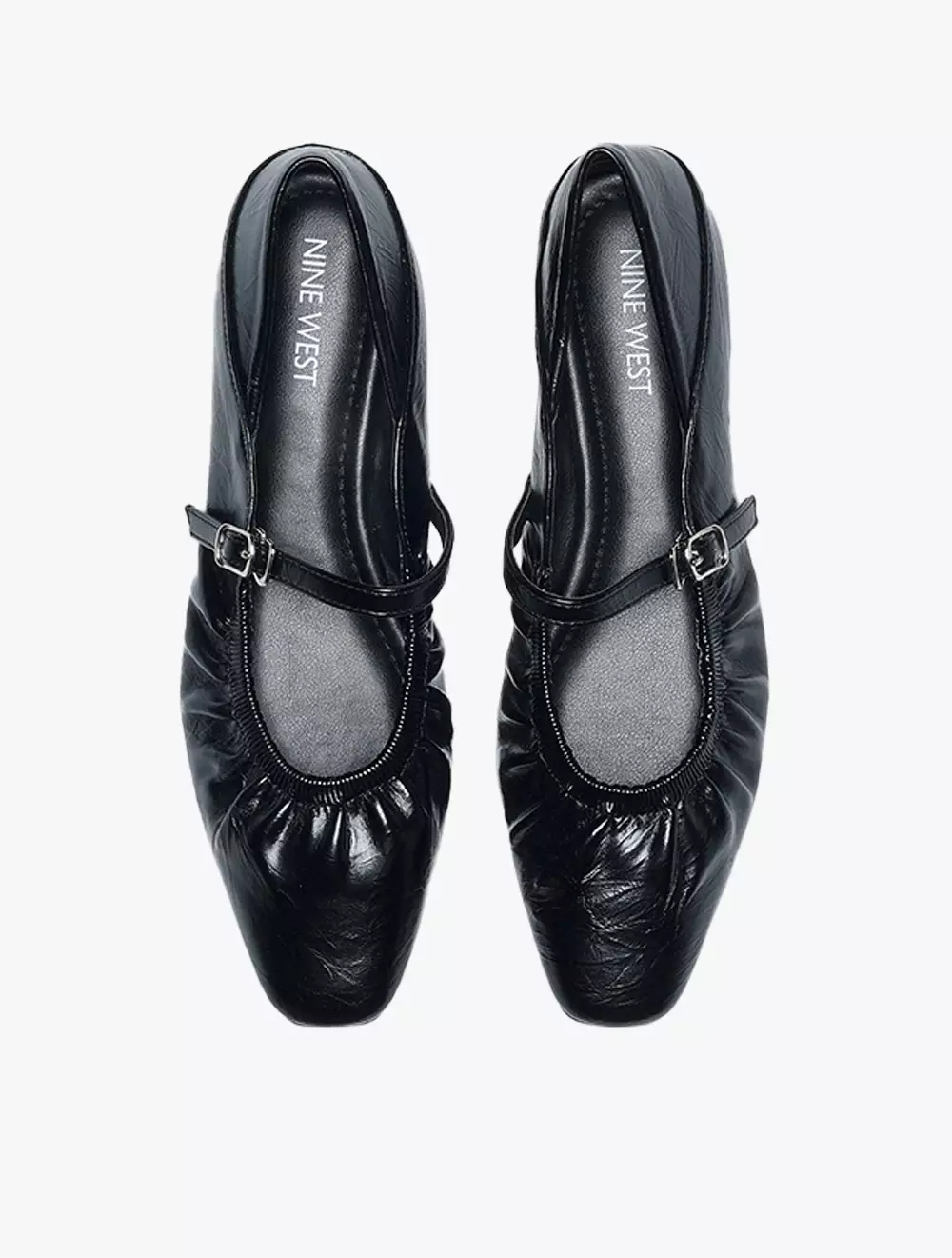 Payless Nine West Womens Krista MJ Flats - Black_15