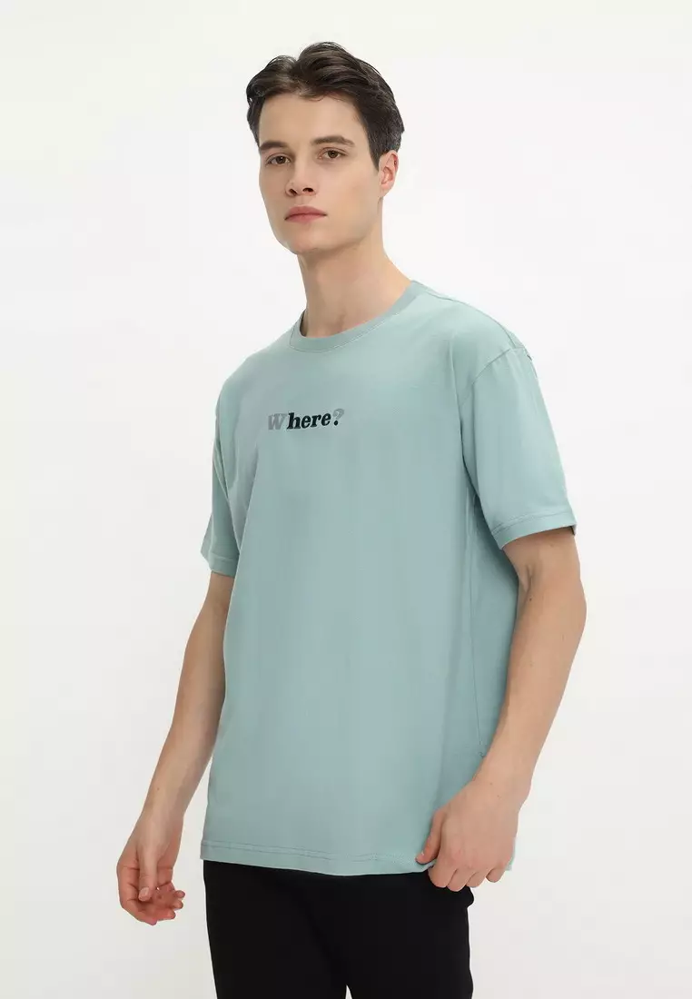 NX T-Shirt Cotton Combed Tebal Sablon Bordir Pria 207370351