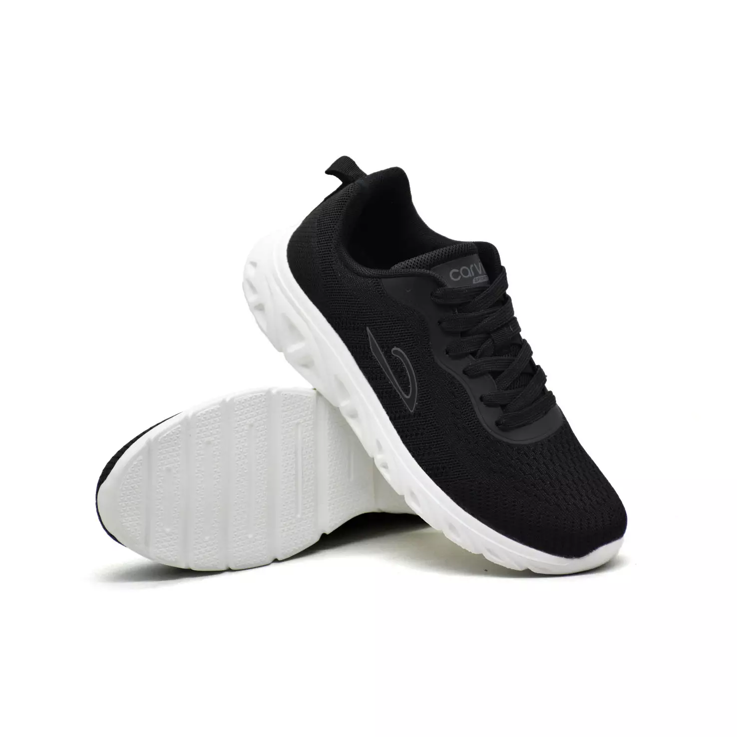 Carvil Sepatu Pria Dinoru-SM Black/White