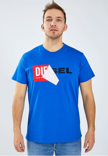 Diesel blue T-DIEGO-QA MAGLIETTA T-Shirt 5BD75AAAB6215EGS_1
