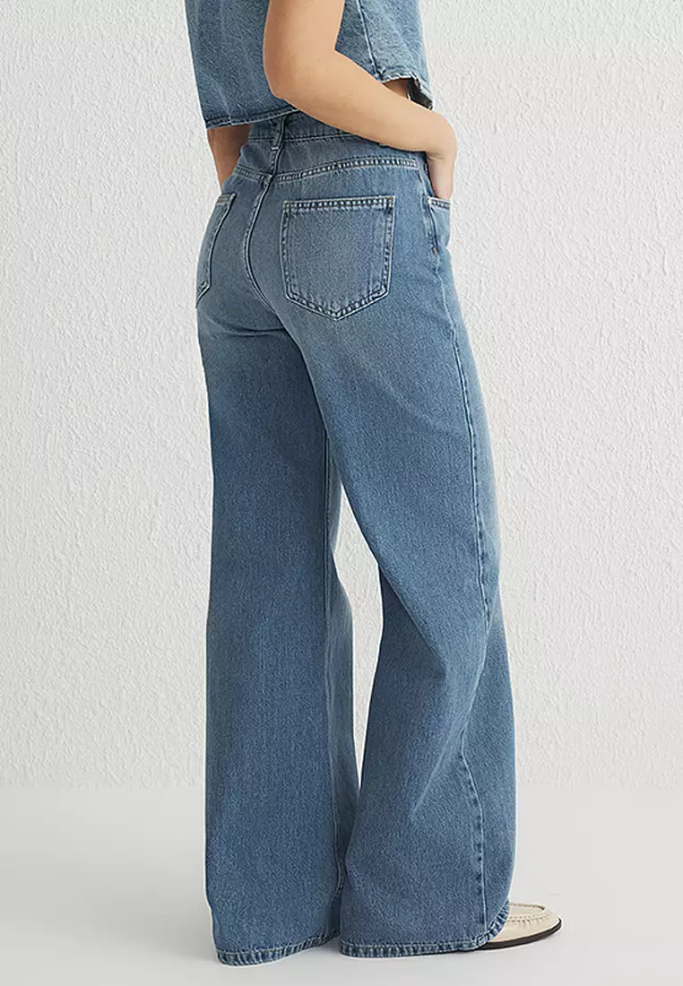 High Waist Wide Leg Jeans