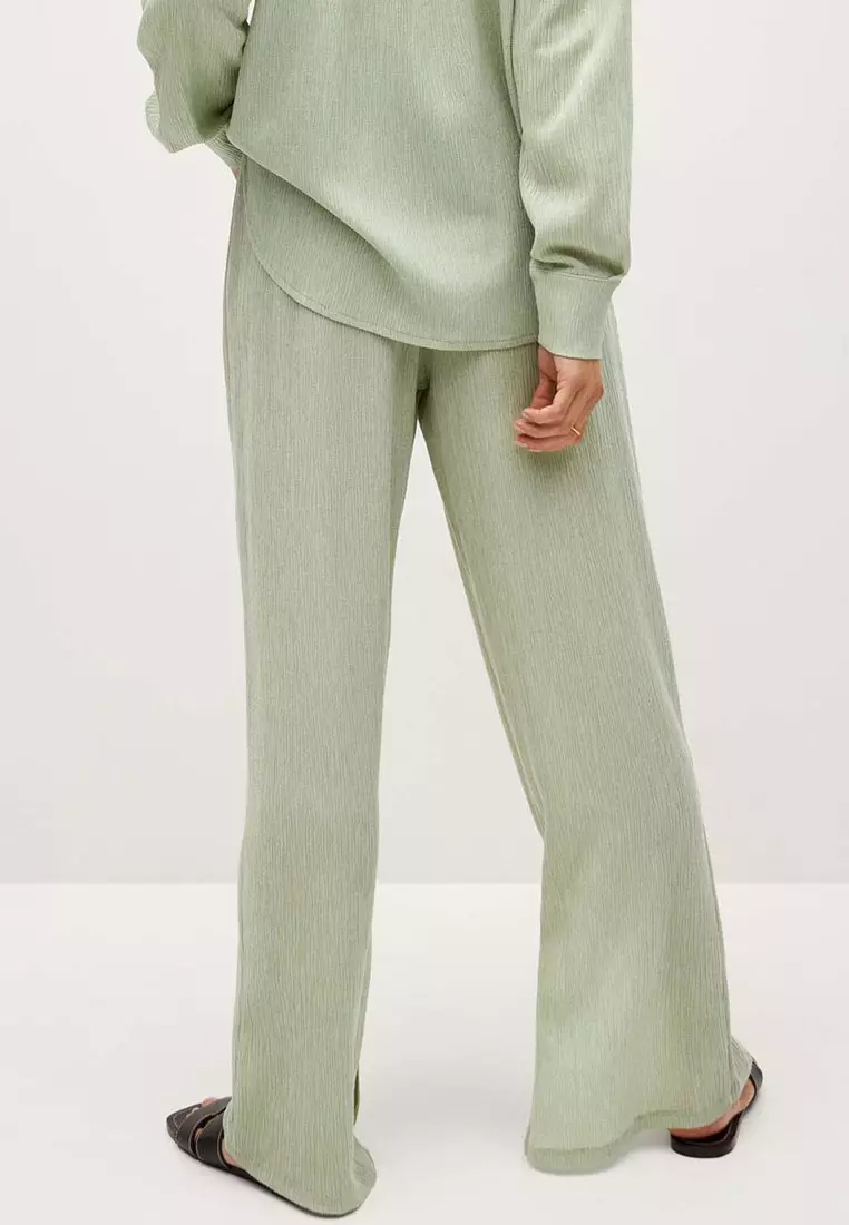 Straight Lyocell Trousers