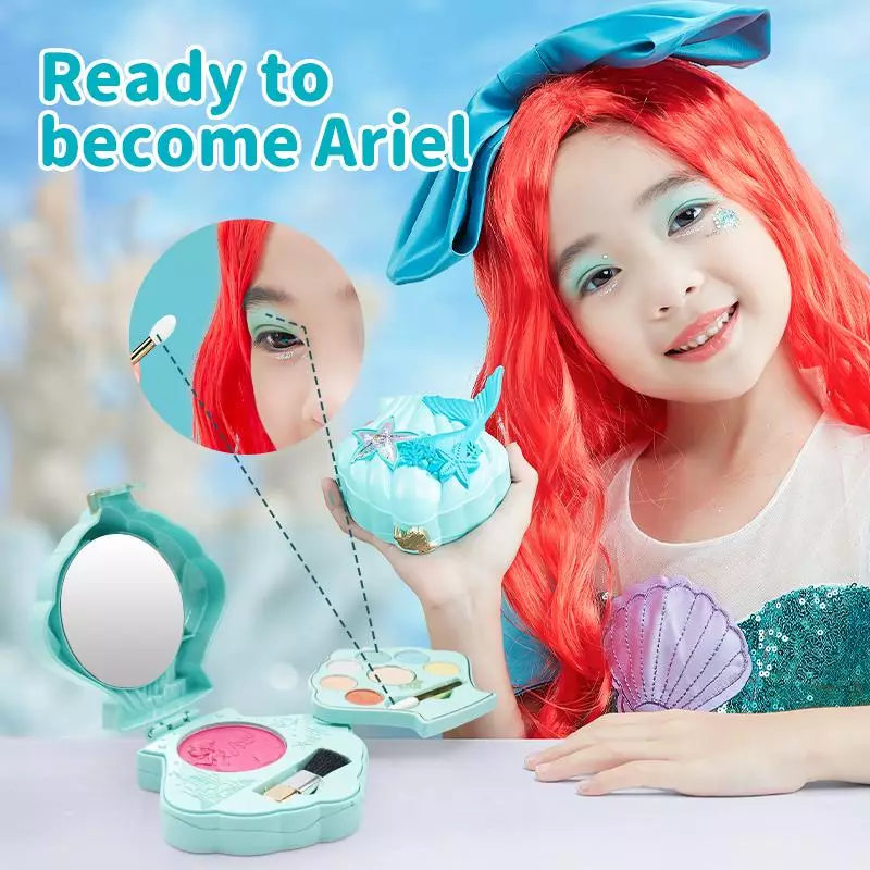 Disney Princess Makeup Kids (Assorted) - Mainan Alat Riasan Wajah Kado Anak Perempuan 5 Tahun Jasmine