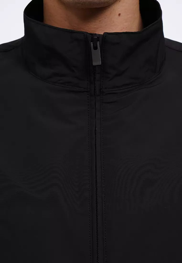 Regular Fit Utility Jacket with Zipper