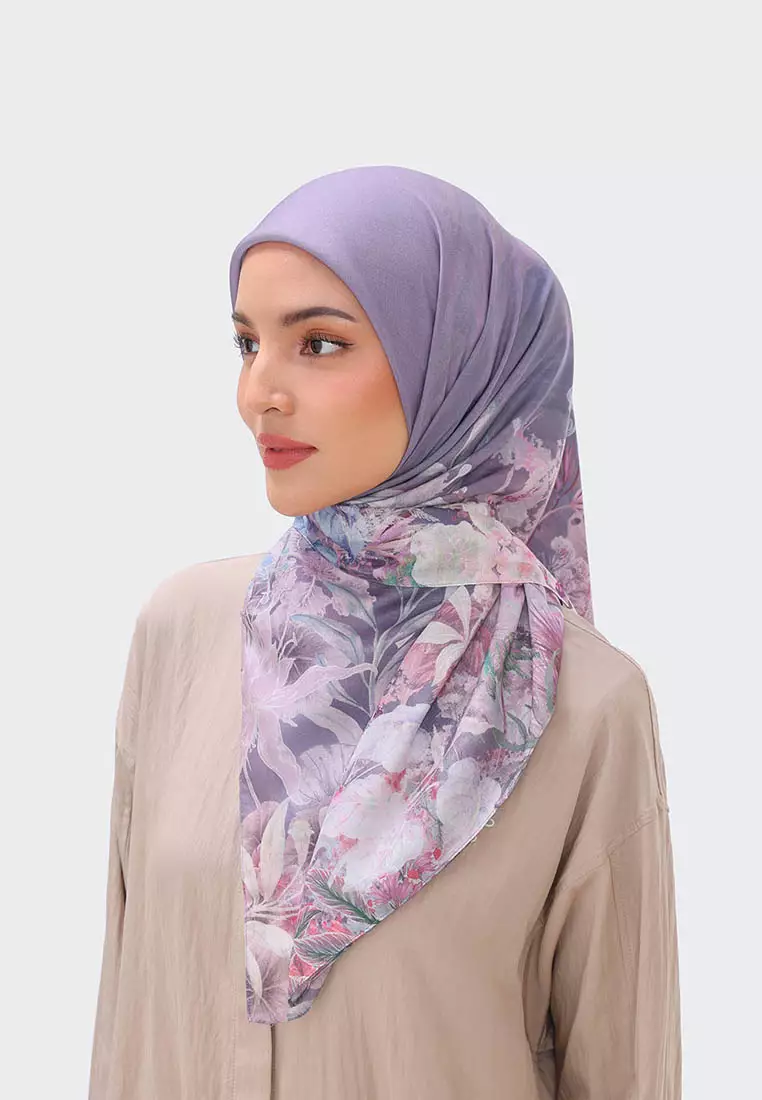 Ria Miranda Purple Haurisa Scarf