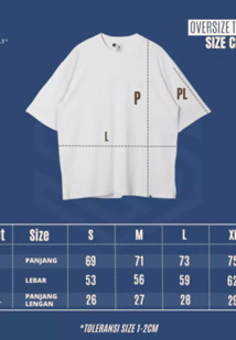 OOTDSUPPLY Oversize Air Breeze Enthusiast Embroidery White | T-shirt Lightweight | Atasan Air Breeze | OVZDNBFT