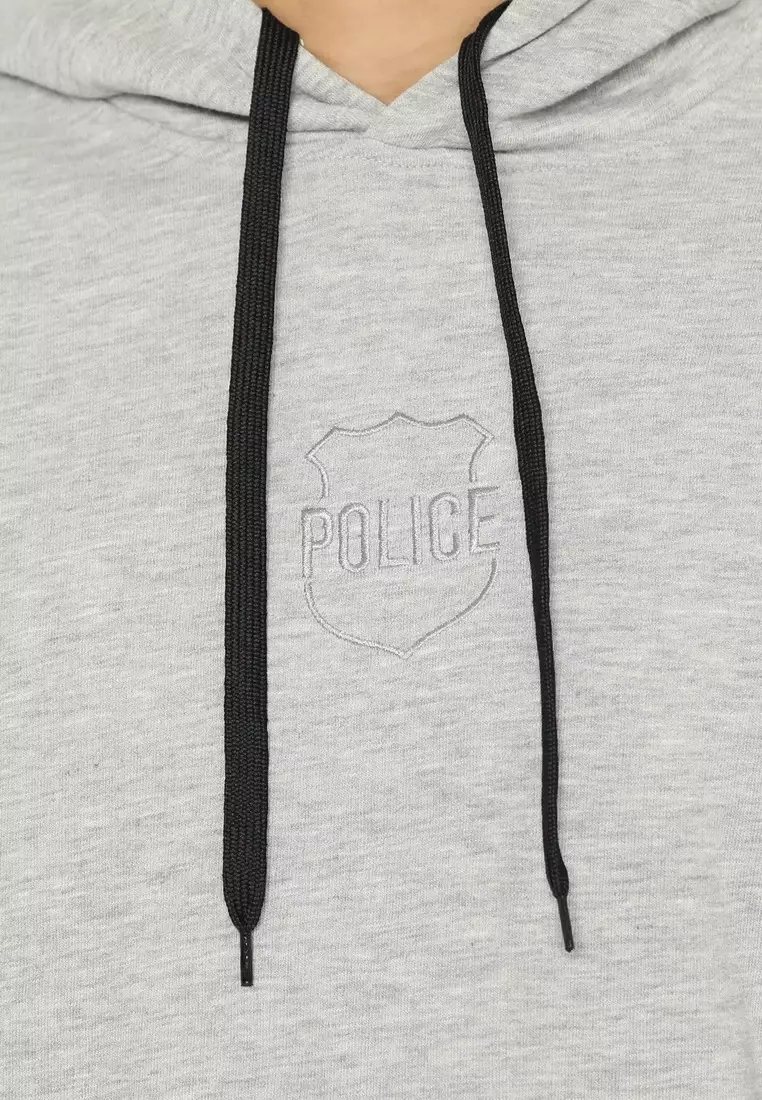 POLICE Hoodie Bordir Pria 20720018
