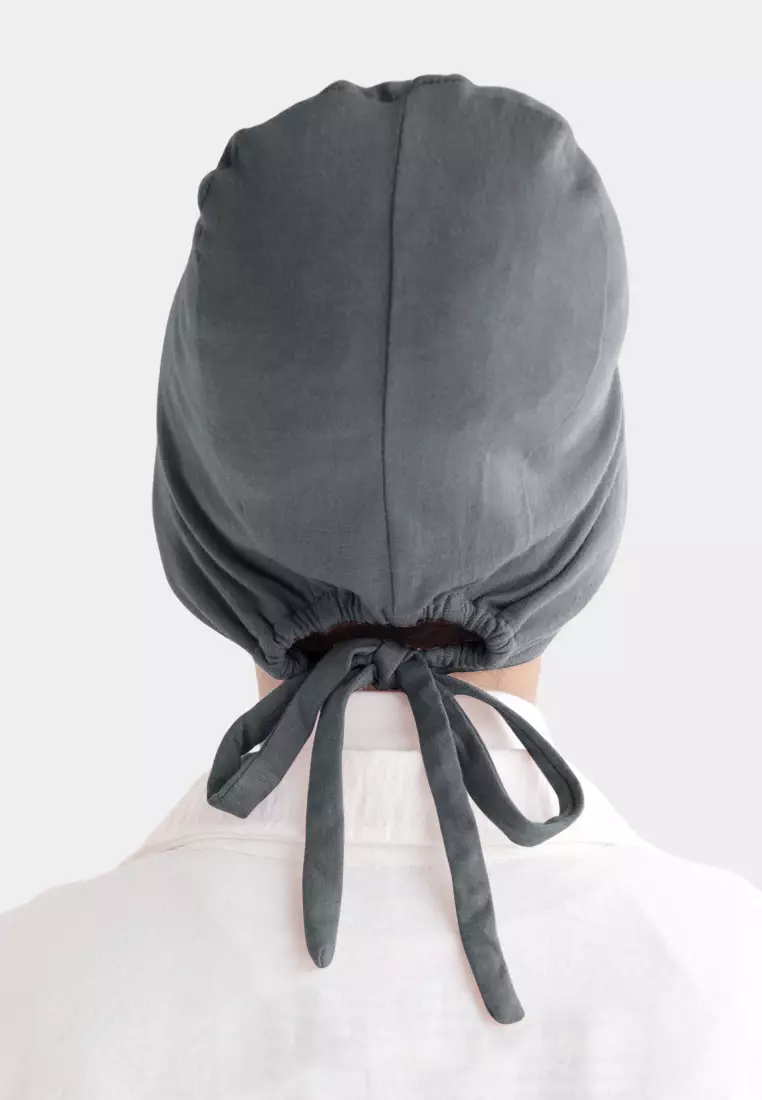 Ciput Tali Inner Hijab Rayon Basic Dalaman Hijab - Thunder Grey