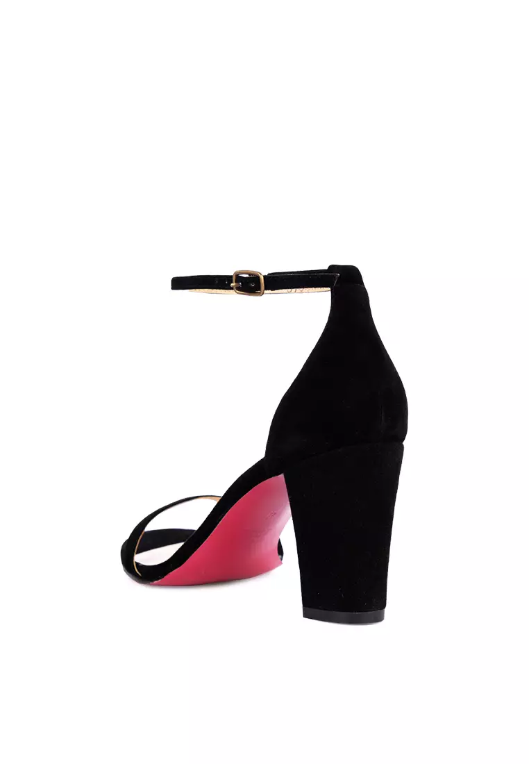 One Strap Block Heels