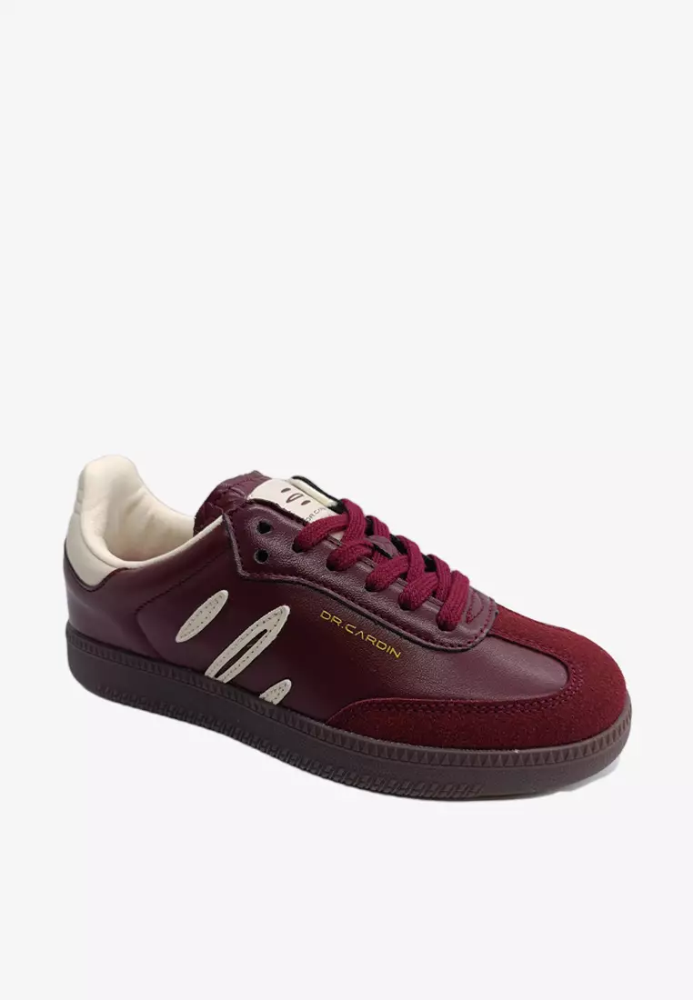 Dr Cardin The Origin: Heritage Collection Kids Laced-Up Sneaker K-RJ-100 | Denim/Faux Suede/Leather