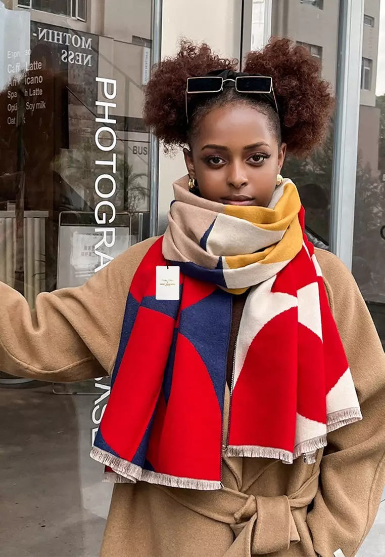 Red velvet sales scarf