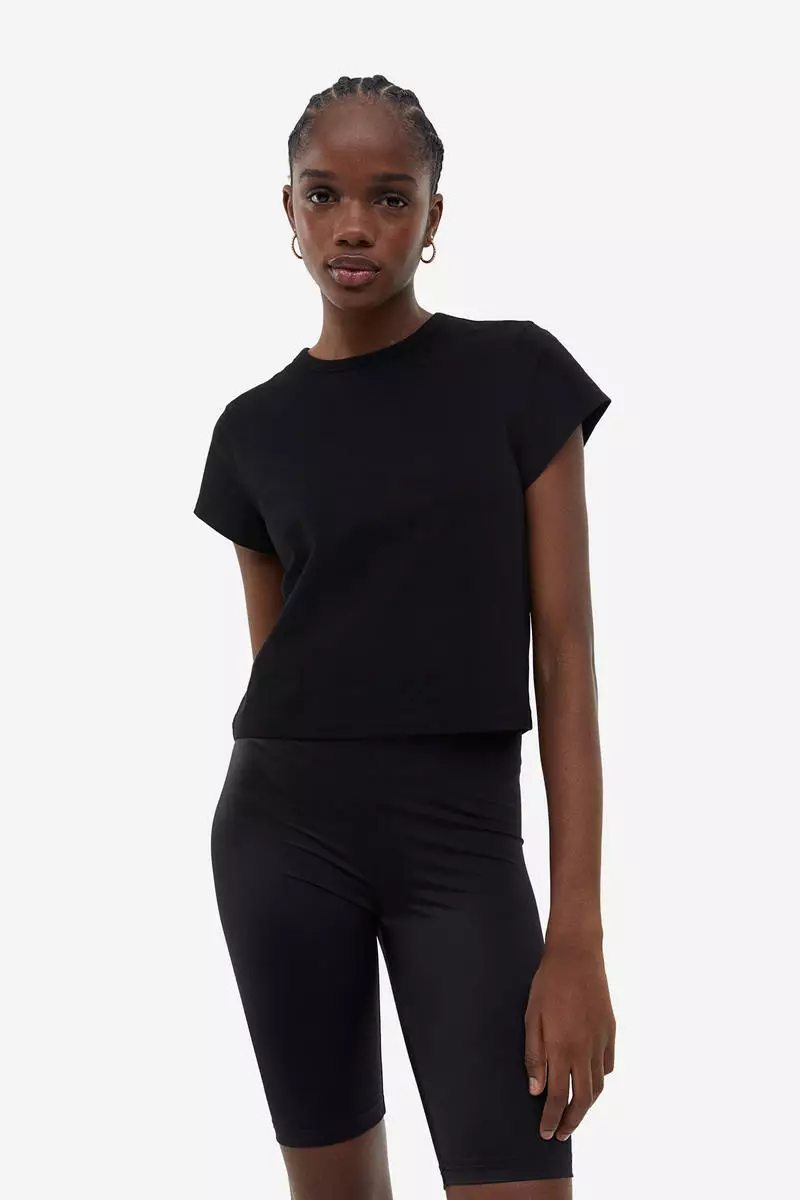 H & discount m biker shorts